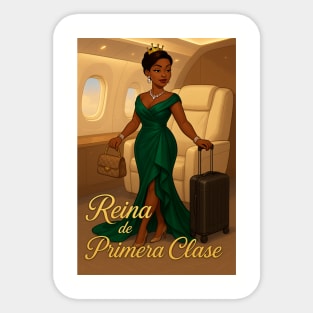 Reina de Primera Clase Sticker